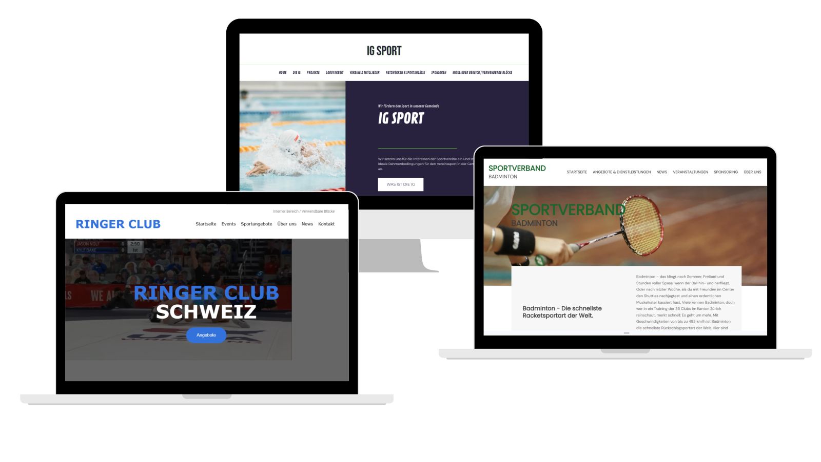 Templates Website Vereinssport